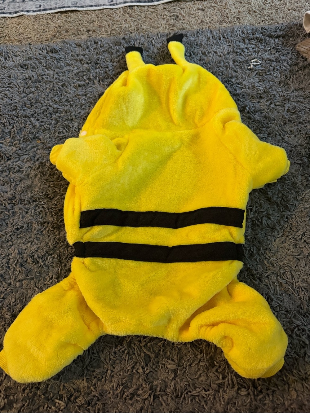 Pikachu-Inspired Dog Hoodie with Hood Ears - Picture 2 of 2